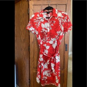 Ann Taylor summer red dress